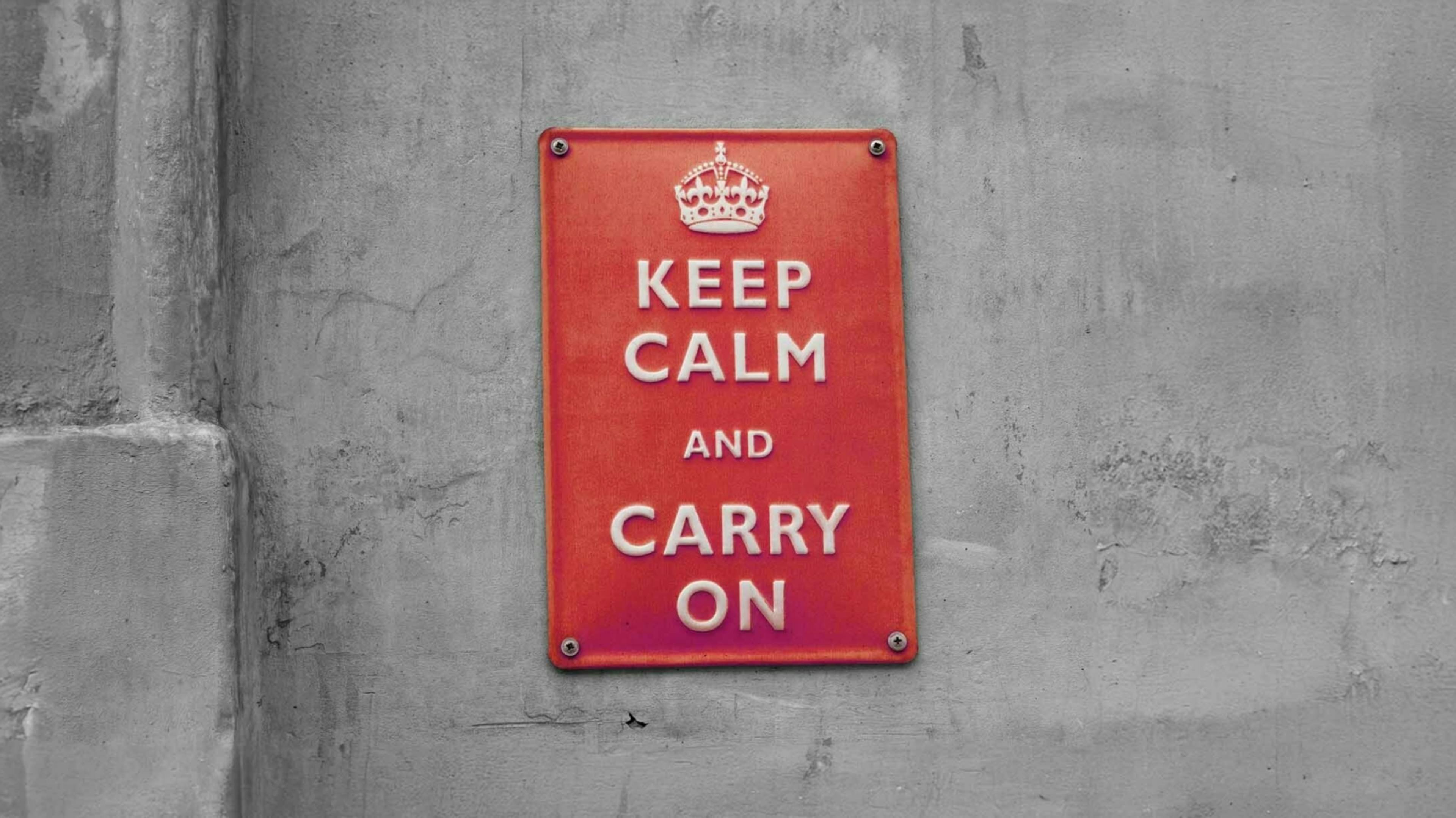 Tips on how to Keep Calm and Carry On