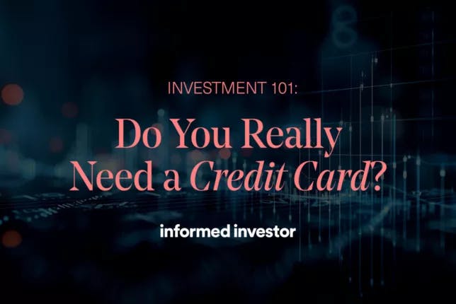 Informed Investor Invesment 101 Credit Card