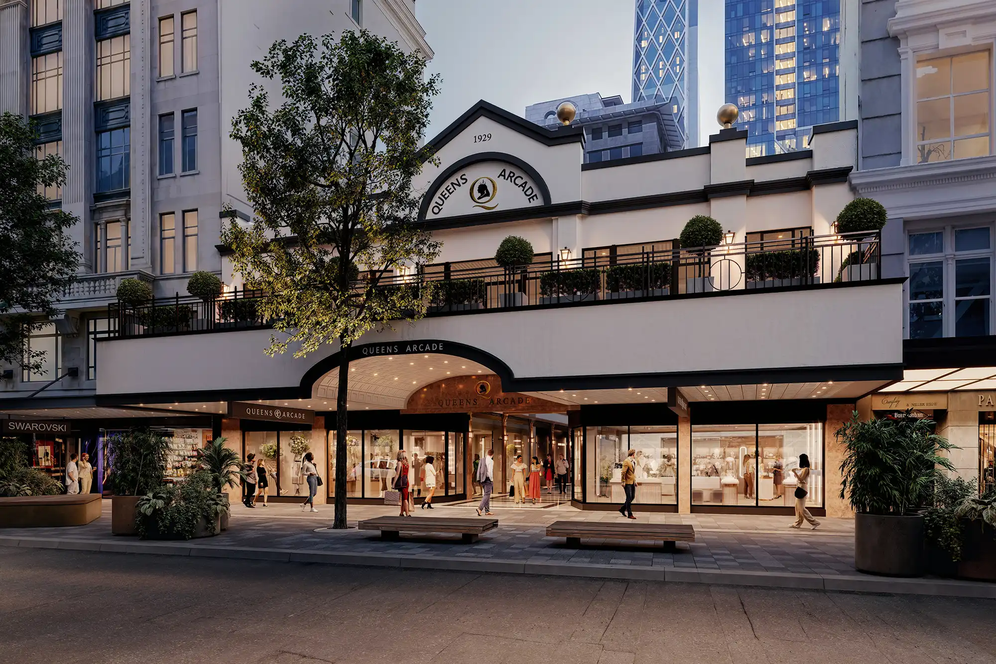 Queens Arcade Exterior